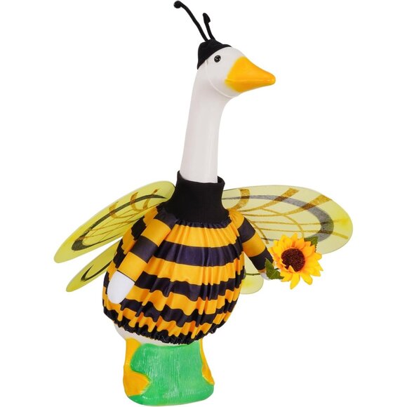 2Pcs Cute Yellow Bee Costume Set 23"/ 17"Porch Goose Fall Outfit for Theme Party - Picture 1 of 7